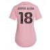 Inter Miami Jordi Alba #18 Replika Hemma matchkläder Dam 2023-24 Korta ärmar